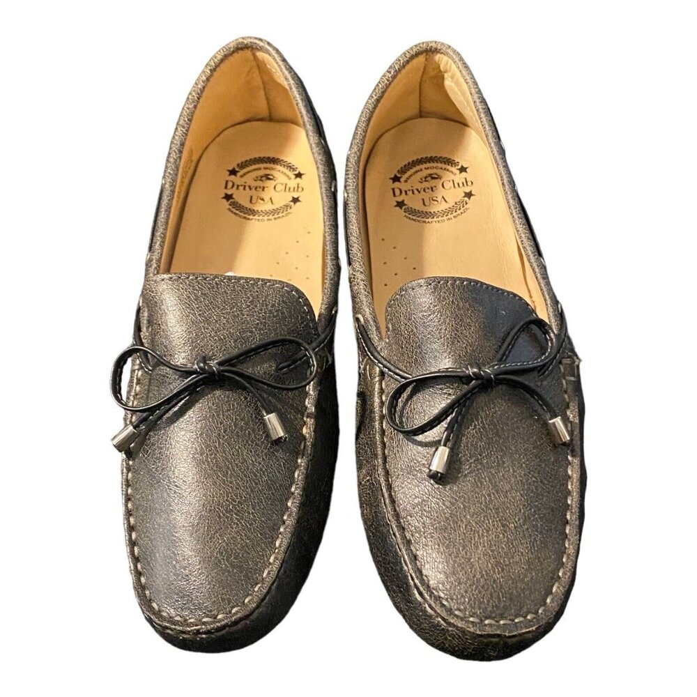 Driver Club USA Loafers Women's Sz 10 Handcrafted Genuine Leather Moccas…
